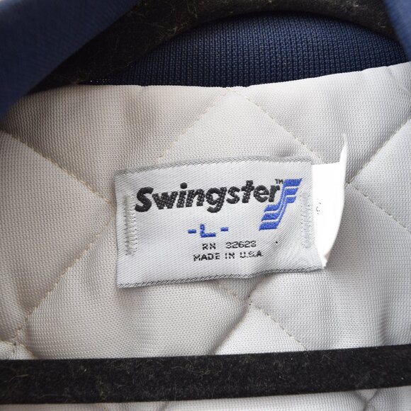 Vintage Swingster Silk Satin Varsity Jacket - Picture 6 of 6